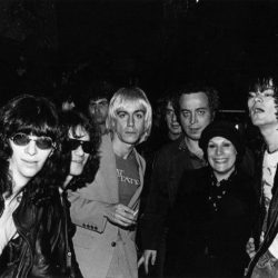 Ramones & Iggy (Photo by Roberta Bayley)