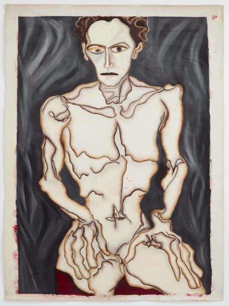 Edgar, ca. 1985, Oil on canvas, 75 x 55 ½ inches