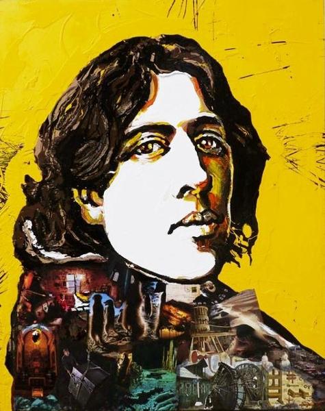 Collage of Oscar Wilde by Antony Zito