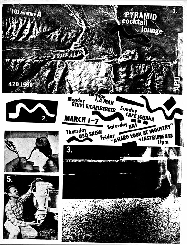 PyrFlyer Mon March1 Ethyl I, A Man USO Industry Kai Iguana 1982