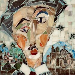 Art Java That Sunday mosaic on canvas