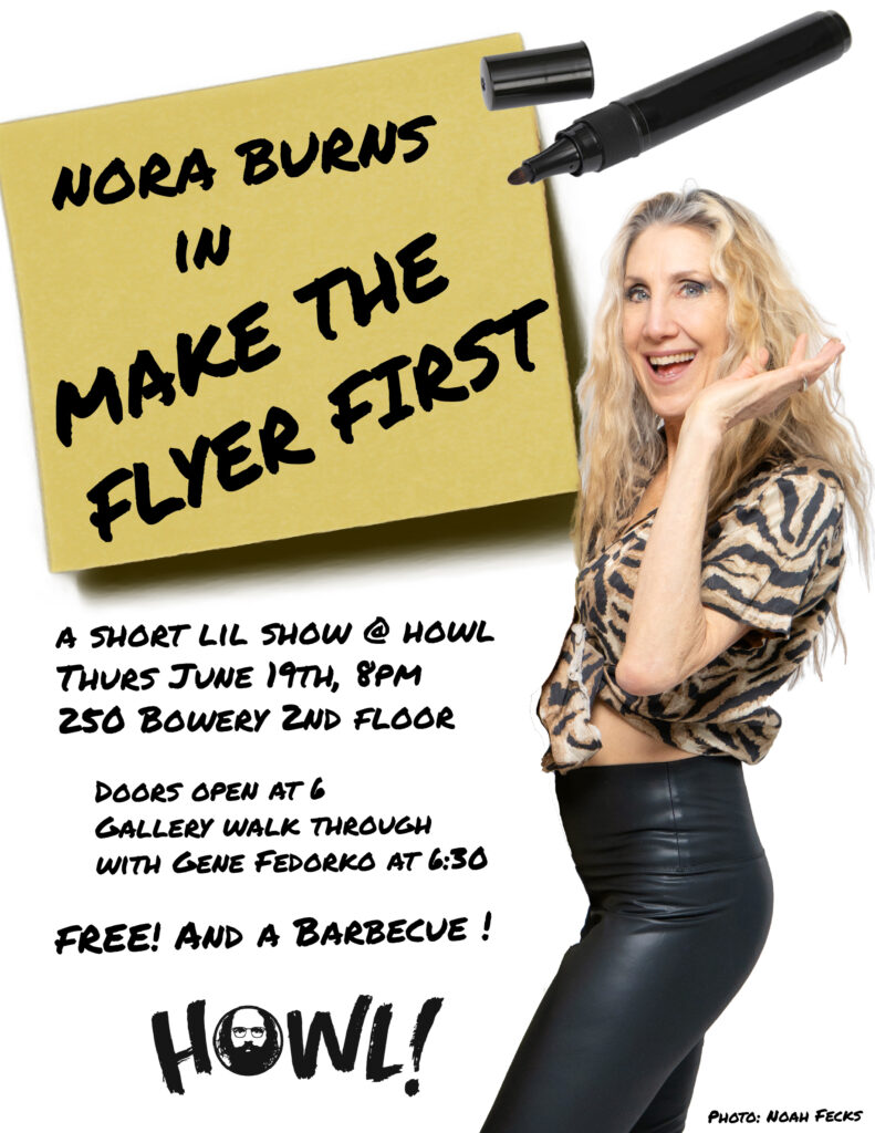 Nora Burns Make the Flyer First Flyer Nora Burns Make the Flyer First Flyer